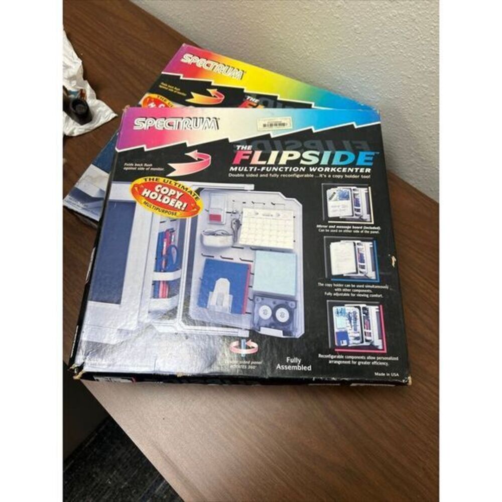 SPECTRUM The Flipside Multi-function Work center Organizer New‎ In Box 1997 USA